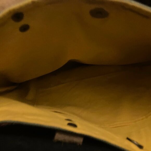 Army Green Canvas Small Tote with Rainbow - Picture 4 of 6